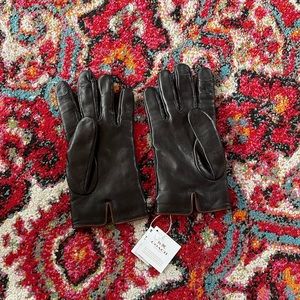 Men’s leather coach gloves